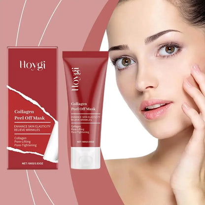 Collagen Peel-Off Facial Mask – Deep Cleansing, Hydrating & Moisturizing Korean Skincare Cream 75ml/100g