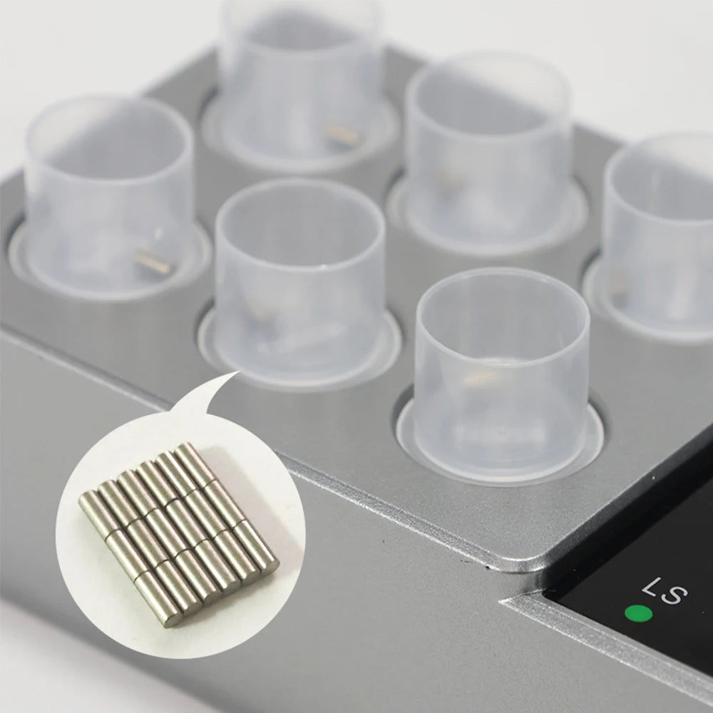 Tattoo Ink Vortex Mixer — Wireless Magnetic Anti-Sedimentation Pigment Stirrer with 100pcs Ink Cups