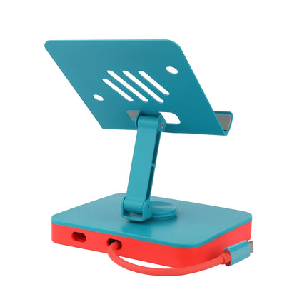 RGEEK 3-in-1 Adjustable Nintendo Switch Pad Stand — USB-C Hub with HDMI 4K 60Hz, USB 2.0 & 100W PD Charging Ports