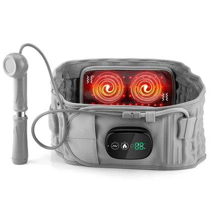 Heating Waist Massager Belt — Vibration & Inflatable Back Pad for Relaxation and Pain Relief