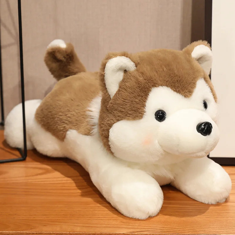 30/40cm Cute Husky Dog Plush Toy – Soft Kawaii Stuffed Puppy Pillow Doll for Xmas Gift