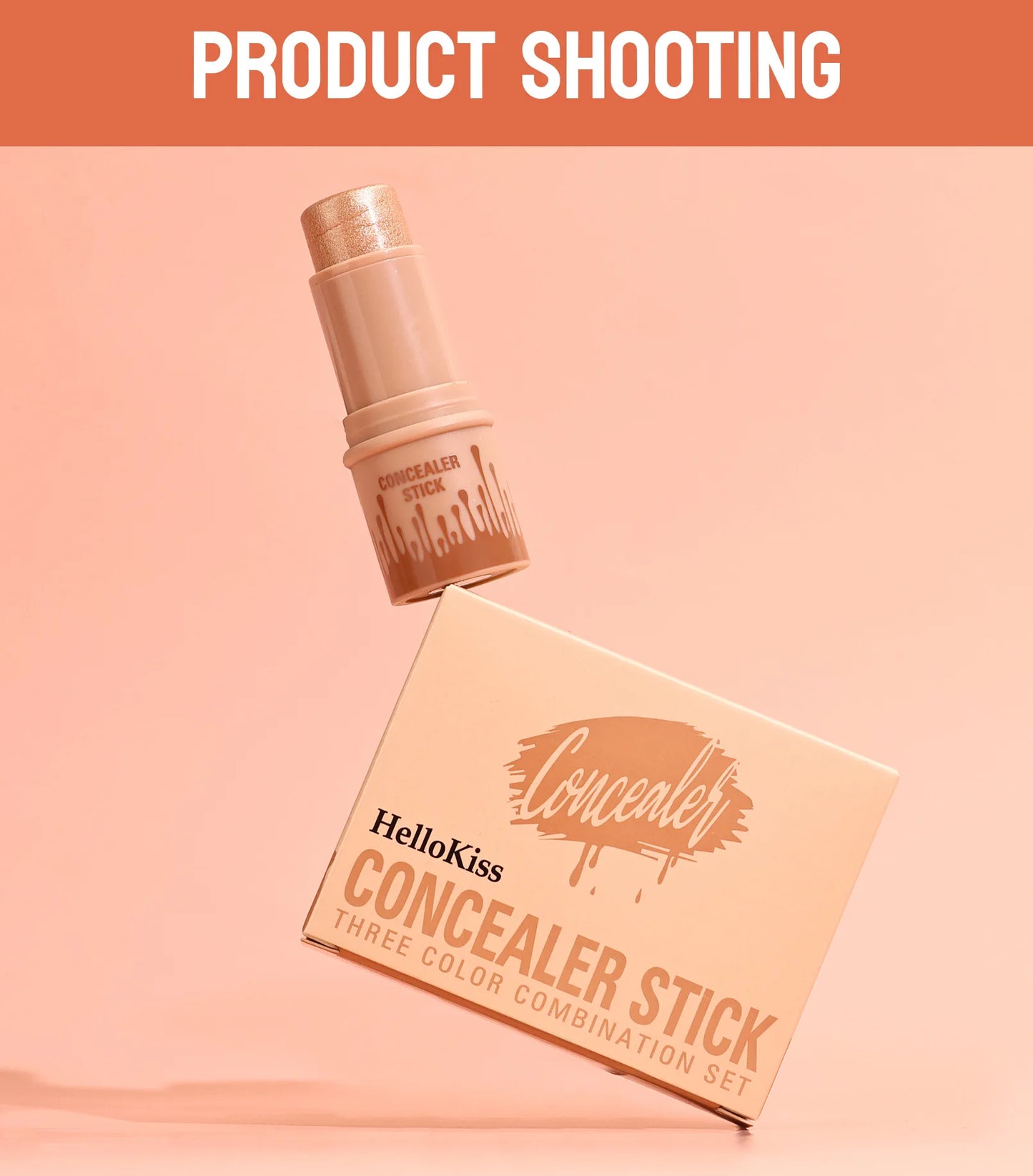 Hellokiss Multifunctional Grooming Stick 3-Piece Set – 3D Modification, Highlight & Brightening Blush Stick
