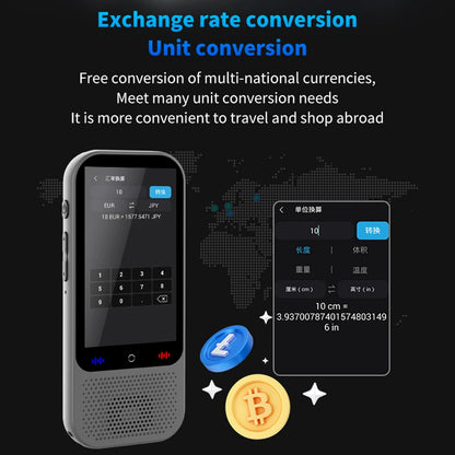 S80 Pro Portable Language Translator – 138 Languages, Voice Translation & 16 Offline Modes with ChatGPT Function