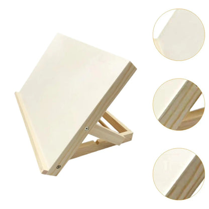 Foldable Lightweight Wooden Tabletop Easel – Adjustable Drawing Stand for Painters, Art Students & Artists