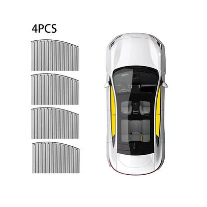 2PCS/4PCS Universal Foldable Car Sun Shade – UV Protection Front & Side Window Sunshade Covers, Pure Cloth Auto Car Accessories Kit