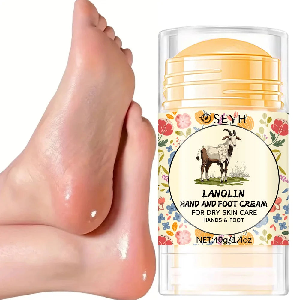 SEYH 40g Moisturizing Lotion for Dry Cracked Hands & Feet, With Lanolin, Hyaluronic Acid & Vitamin E, Long-Lasting Skin Repair Cream