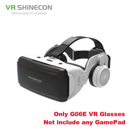 Virtual Reality VR Glasses — IMAX 3D Headset with Google Cardboard for 4.5–6.53" Phones, Game Joystick Support