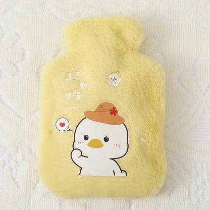 500ML Cute Kawaii Hot Water Bottle — Portable Winter Hand & Bed Warmer for Girls