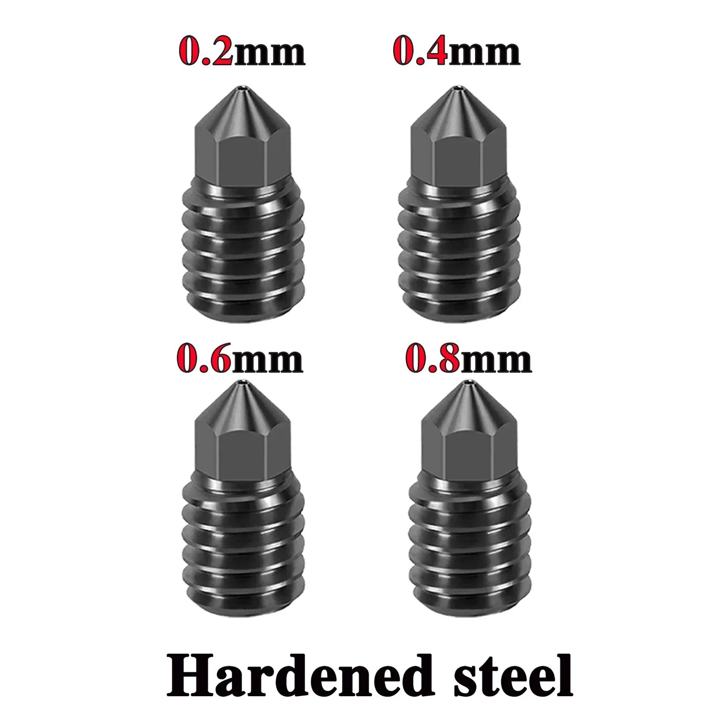Hotend Kit for Flashforge Adventurer 5M/5M Pro - Ceramic Heating Block, 280℃ Hot End & Hard Steel Nozzle for 3D Printing
