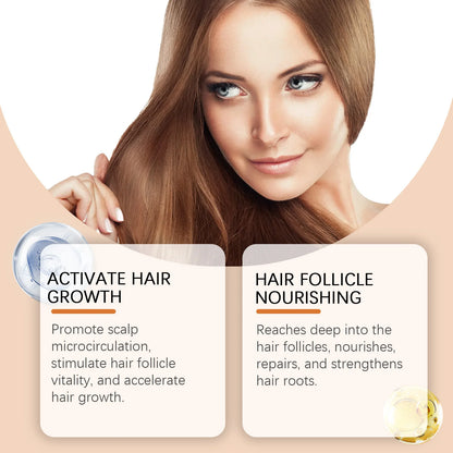 Hair Growth Serum Ampoules - Nourishing Scalp Treatment for Hair and Follicle Care
