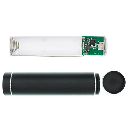 3PCS Metal Power Bank DIY Kit - 18650 Battery Case with 5V 1A USB Charger for Smartphones