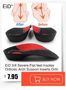 EiD Magnetic Therapy Foot Insoles – Soft Acupressure Sports Cushion for Men & Women