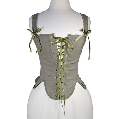 Sexy Lolita Underbust Corset – Slimming Bandage Bustier Top for Women Lingerie & Elegant Streetwear