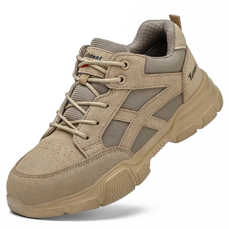 10KV Insulated Safety Shoes – Men’s Anti-Smash, Puncture-Proof, Breathable Electrician & Welding Work Boots