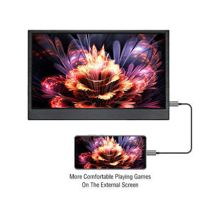 Anmite 15.6" Portable Touch Monitor – 1080P HDR Low Blue Light Display for Xbox, PS4/5, Switch & PC