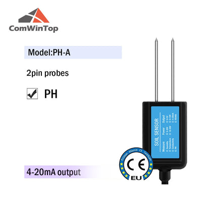 Soil Moisture, Temperature, Humidity, EC, pH & NPK Sensor - 4-20mA, 0-5V, RS485 Modbus for Accurate Soil Measurement