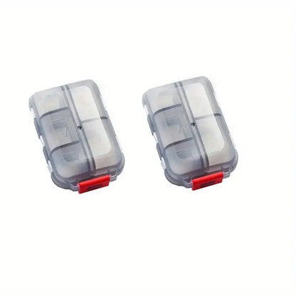 Portable Tcare Travel Pill Organizer: Moisture-Proof Pocket Purse Daily Pill Case for Medicine & Vitamins - Compact Pill Box Container