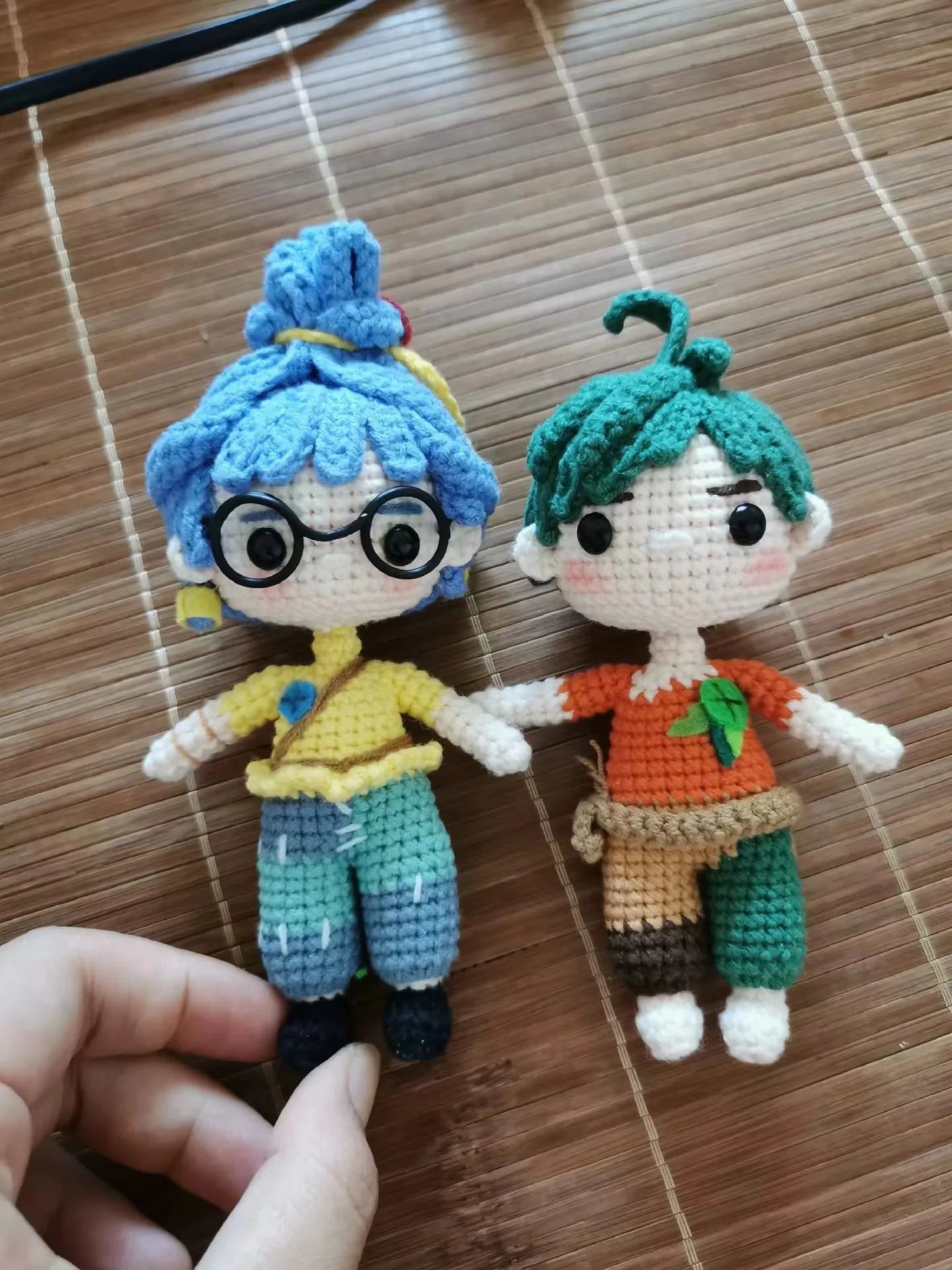 It Takes Two Cody & May Crochet Dolls – Handmade Game Figurines, Cosplay Collectible Gift