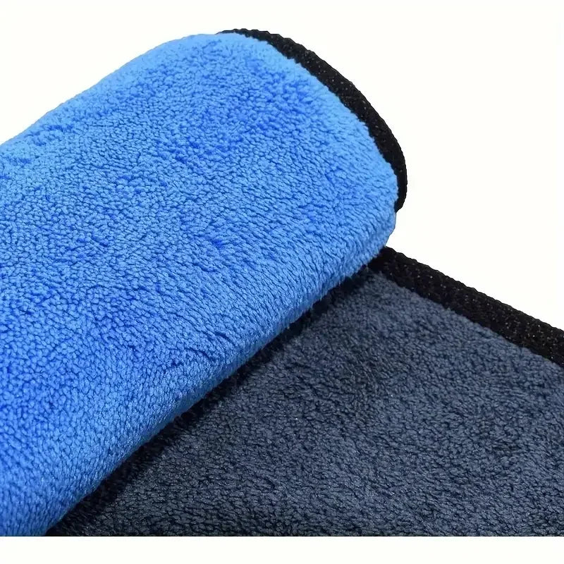 1-4PCS Microfiber Car Wash Towels – Soft, Quick-Drying 500GSM Cloths for Windows, Mirrors & Home Cleaning