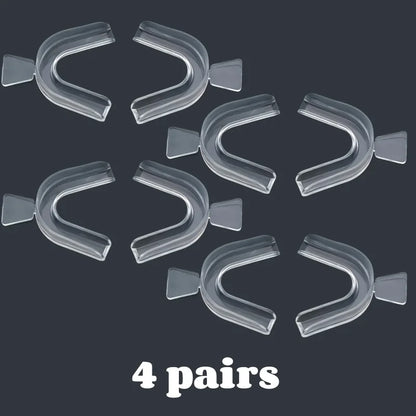 Silicone Teeth Aligner Tray - Invisible Dental Orthodontic Mouthguard for Whitening, Straightening and Nighttime Teeth Care 1–4 Pairs