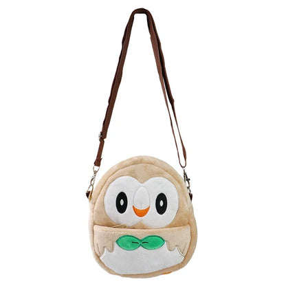 Pokemon Plush Backpack – Pikachu, Gengar, Mimikyu, Snorlax, Rowlet, Psyduck, Lucario, Charmander Anime Shoulder Bag & Doll Toy