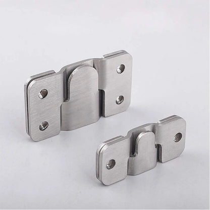 1-10 Set Stainless Steel Picture Frame Hooks | Wall Hanger Flush Mount Hanging Bracket Connector for Furniture