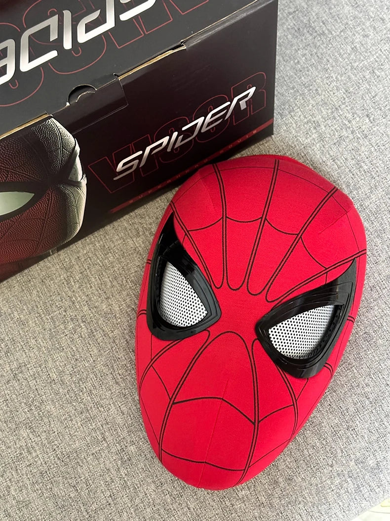 Spider-Man: No Way Home Luxury Helmet with Rechargeable Remote - Movable Eyes Cosplay Mask Decoration Gift Toy