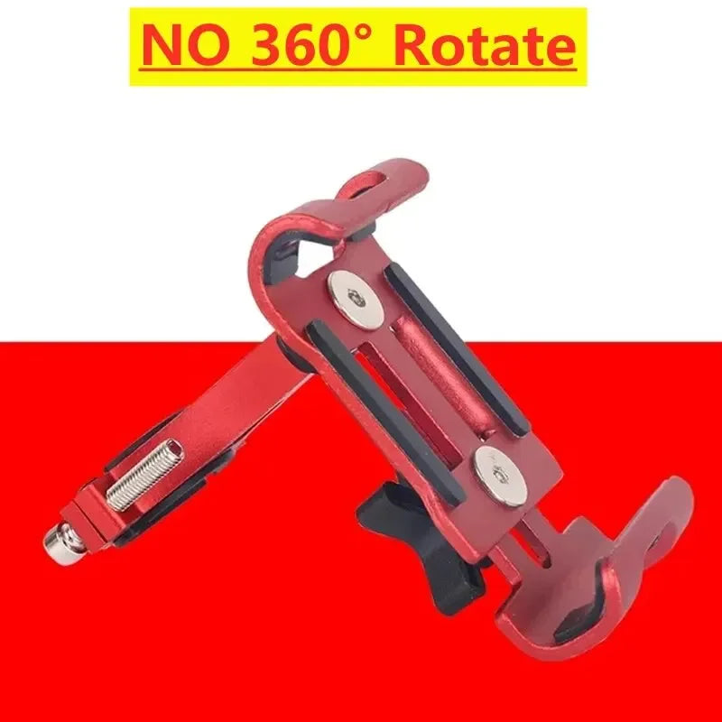 Metal Motorcycle & Bike Phone Holder – Aluminum Anti-Slip Bracket, Universal GPS Clip for All Smartphones