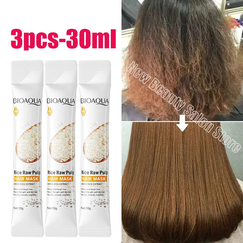Natural Repair Hair Mask – Professional Treatment for Dryness, Split Ends, Damage, Frizz & Tangles, 5-Second Soft Smooth Care