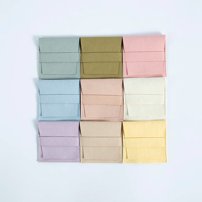 10Pcs Microfiber Jewelry Pouches 6.2x6.2cm & 8x8cm – Rings, Earrings, Pendants, Bracelets Gift Bags for Wedding Favors