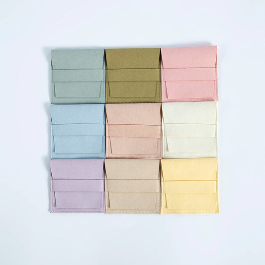 10Pcs Microfiber Jewelry Pouches 6.2x6.2cm & 8x8cm – Rings, Earrings, Pendants, Bracelets Gift Bags for Wedding Favors
