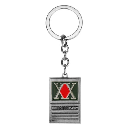 Hunter x Hunter Gon Freecss License Keychain - Anime Pendant Car Keyring Jewelry Accessory for Men and Women