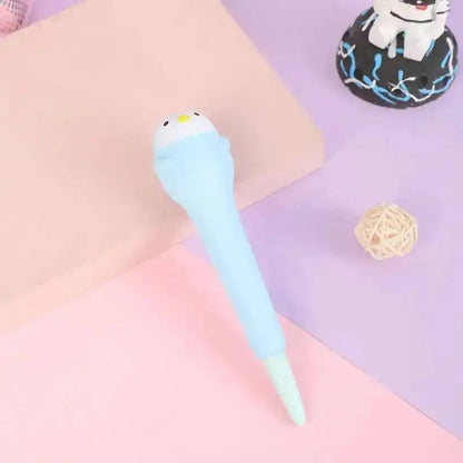 Lytwtw’s Cute Kawaii Soft Gel Pen – Creative Cartoon Stress Relief Pen for School and Office Supplies