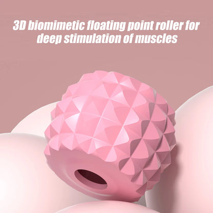 Portable Round Massager Roller – Waist, Abdominal & Leg Clip Tool for Cellulite, Stovepipe & Meridian Massage