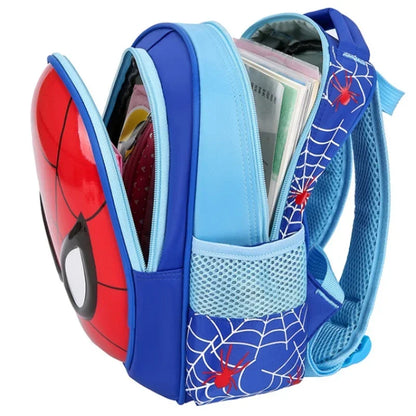 Disney Cartoon Animal Design Backpack – 3D Pattern Schoolbag for Boys, Kindergarten Gift