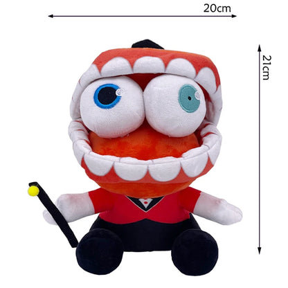 25CM Digital Circus Jax Plush Doll - Magical Rabbit Clown Collectible Toy for Fans, Home Decor, and Gifts
