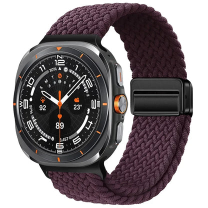 Magnetic Nylon Strap for Samsung Galaxy Watch Ultra 47mm – Adjustable Loop Bracelet Band Accessory