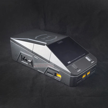 ToolkitRC Q6AC Charger — AC 400W/DC 1000W 4CH with USB A/Type-C, LiPo 1-6S, NiMH 1-16S, PB 1-10S, IPS Display