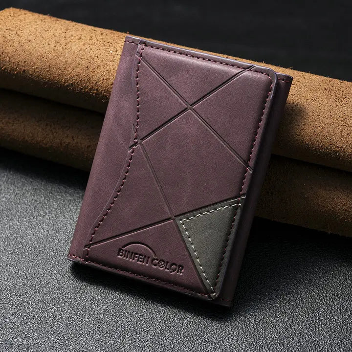 MagSafe Magnetic Leather Card Holder - Slim Phone Wallet Case with Flip Card Slot & Stand