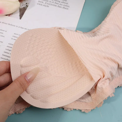 Thick Invisible Removable Push-Up Bra Pads – Latex Swimwear Inserts for Women, Chest Foam Cups