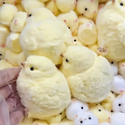 Yellow Chick Squishy Toy - Soft Squeeze Pop Fidget Stress Relief Gift for Kids & Adults