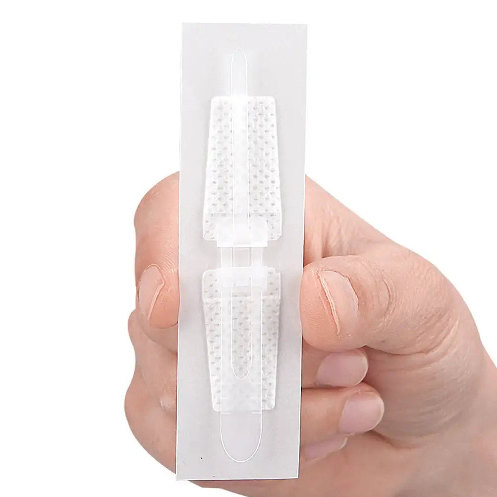 Emergency Wound Closure Strips - Zipper-Style Suture-Free Laceration Closure Device for First Aid
