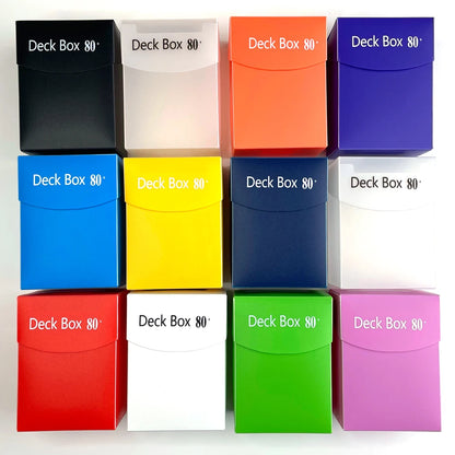 TCG Card Deck Box - 80+ Cards Storage Case Organizer for Magic, Pokémon & Yu-Gi-Oh Collections
