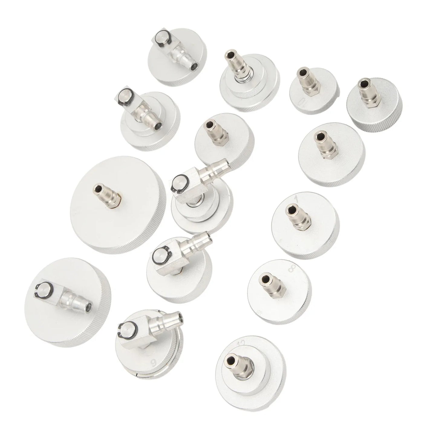 Master Cylinder Brake Bleeder Adapter Set — Aluminum Alloy, High-Accuracy Portable Tool for Automobiles