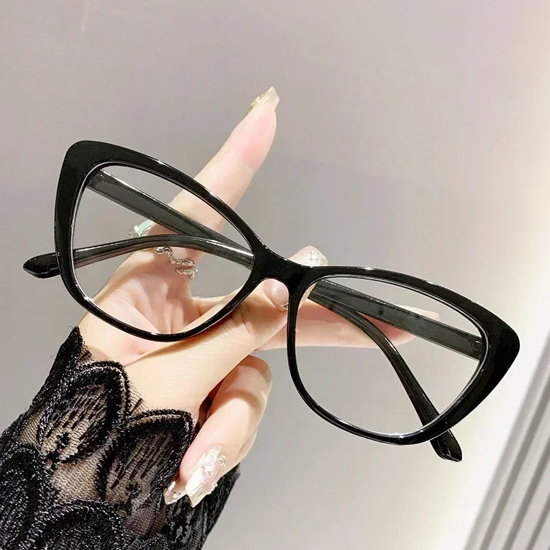 Cat Eye Reading Glasses for Women & Men – Ultra-Light Fashion Eyewear for Farsightedness, Diopter 0 to +4.0