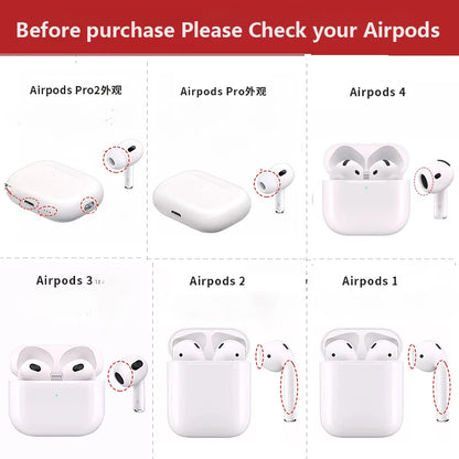 2024 New Hard Hybrid Protector Case for AirPods 4 (USB-C) — Magnetic Lid Lock Luxury Cover for Apple AirPods 4