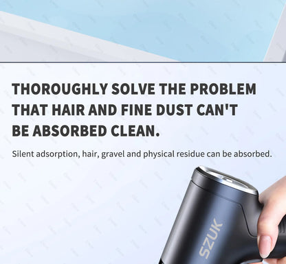 SZUK 18000PA Mini Portable Wireless Car Vacuum Cleaner – Powerful Handheld Cleaning Machine