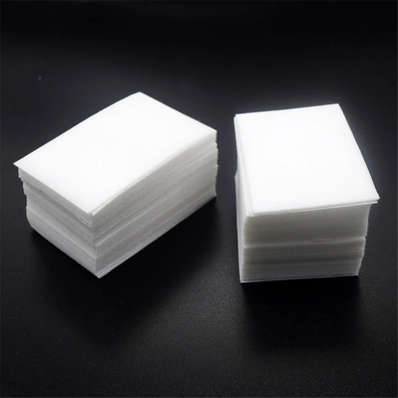 100–1000PCS Lint-Free Cotton Pads – Professional Nail Wipes for Gel Polish Removal & Nail Art Cleaning