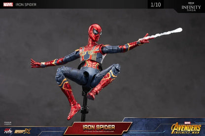 ZD Toys Spider-Man No Way Home 1/10 Action Figure – Peter Parker Gold Black Red Marvel Legends Collectible Toy