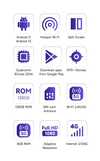 CarPlay AI Box 8+128G Android 13 – Wireless CarPlay & Android Auto, 8-Core CPU, 4G LTE for VW, Audi, Kia, Fiat